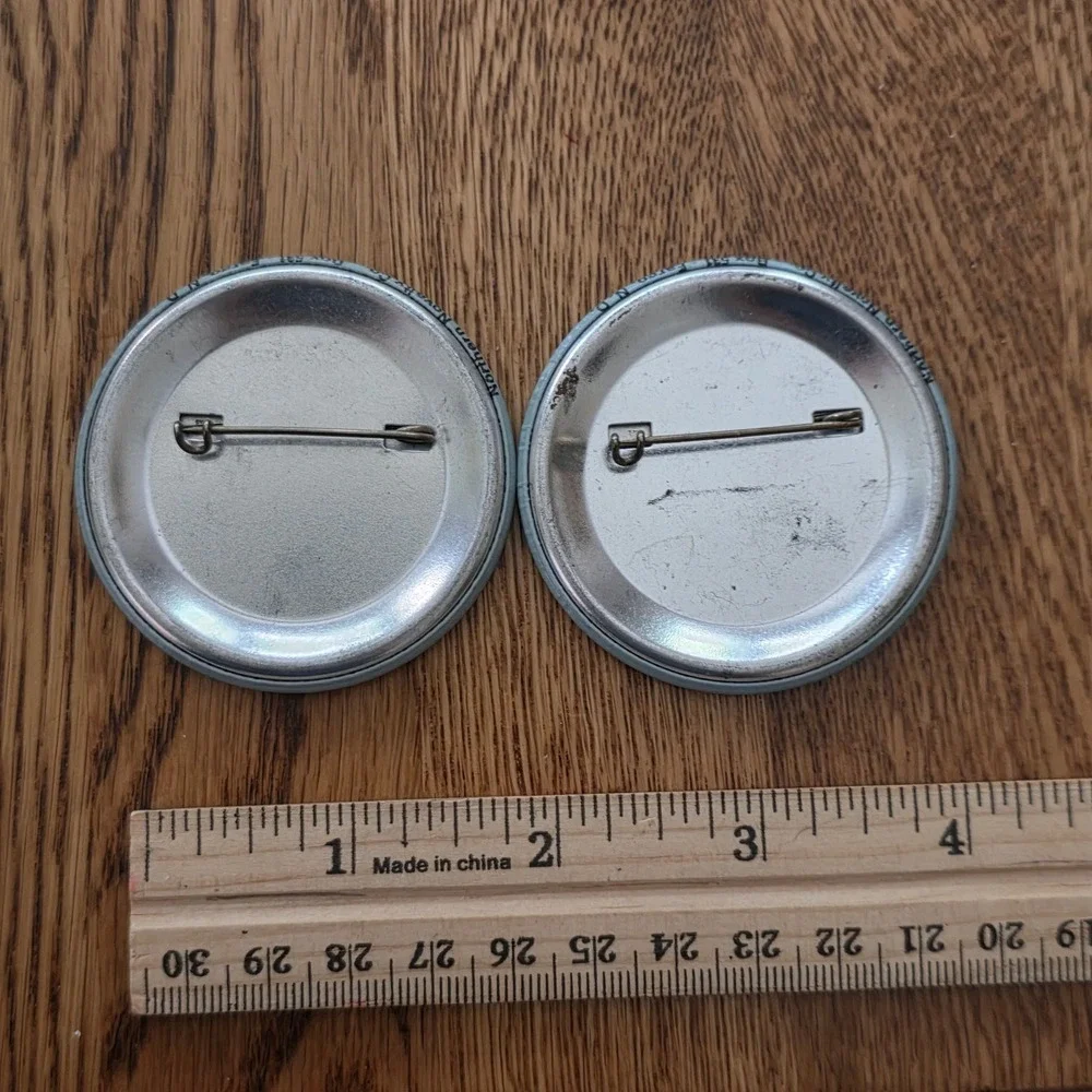 Vintage 1978 Lincoln County Old Threshers Elsberry MO Pinback Buttons Set of 2